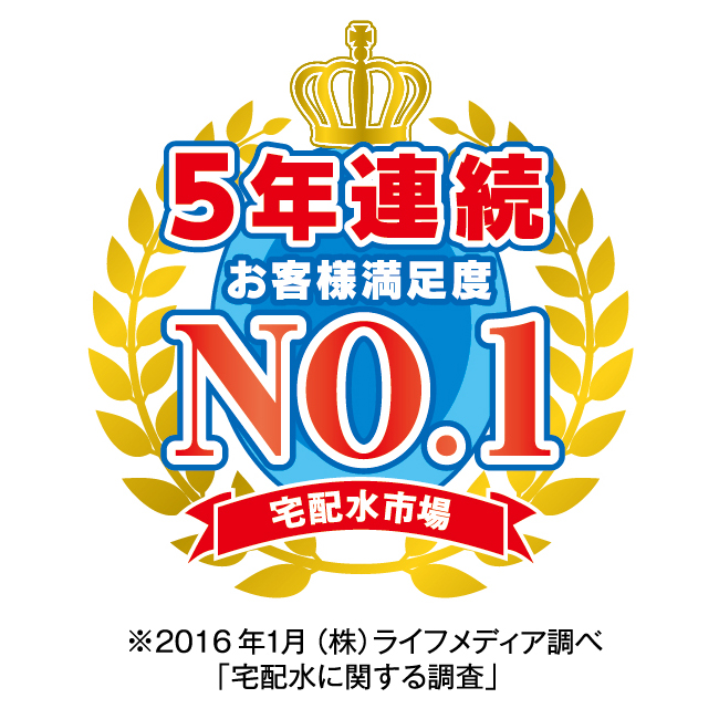 5年連続「お客様満足度No.1！」